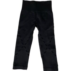 Ivy Park Leggings Womens XXS/XS Black Seamless Laser Cut Athleisure